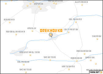map of Orekhovka