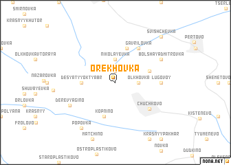 map of Orekhovka