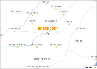 map of Orekhovka