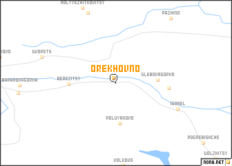 map of Orekhovno