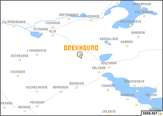 map of Orekhovno