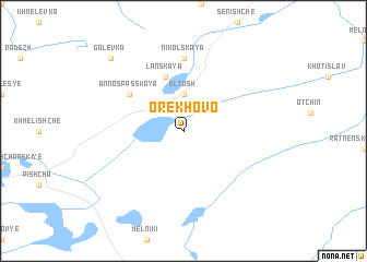 map of Orekhovo