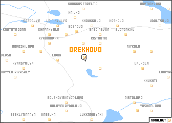 map of Orekhovo