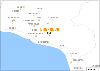 map of Orekhovo