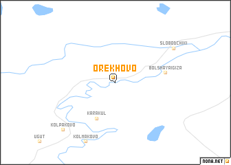 map of Orekhovo