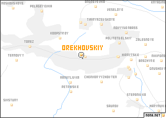 map of Orekhovskiy