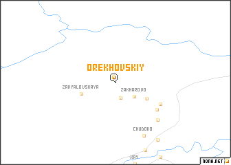 map of Orekhovskiy