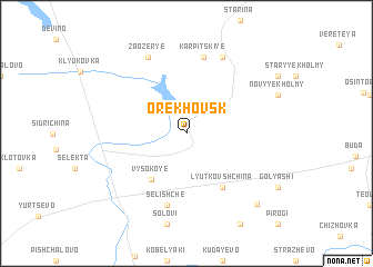 map of Orekhovsk