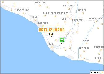 map of Orel-Izumrud