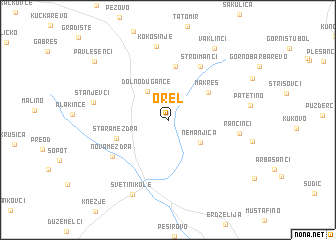 map of Orel