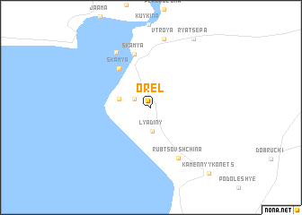 map of Orël