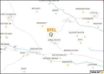 map of Orël
