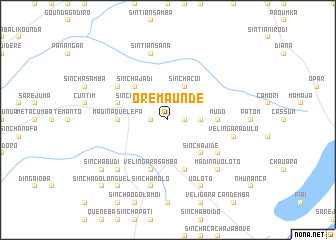 map of Orè Maundè