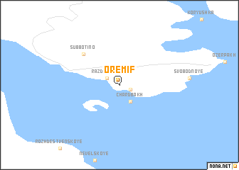 map of Oremif