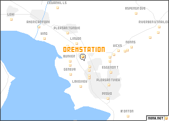 map of Orem Station