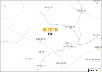 map of Örencik