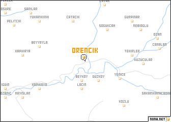 map of Örencik