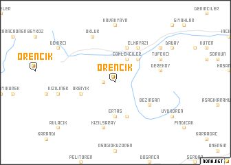 map of Örencik