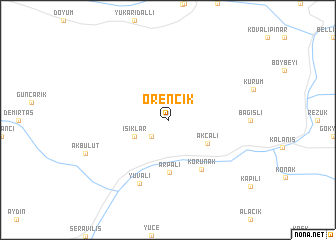 map of Örencik