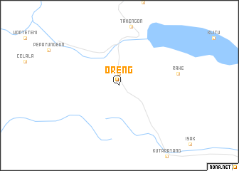 map of Oreng