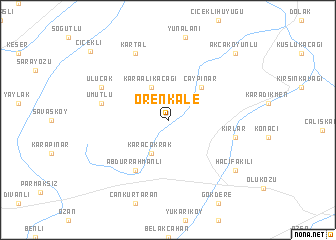 map of Örenkale