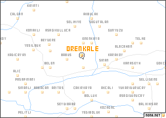 map of Örenkale