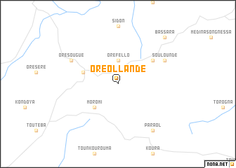 map of Oré Ollandé