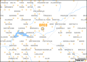 map of Oreo