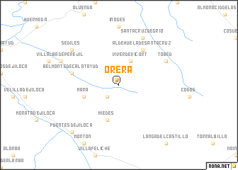 map of Orera