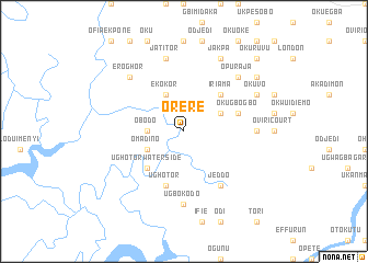 map of Orere