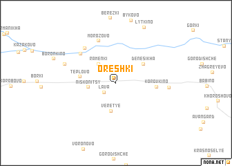 map of Oreshki