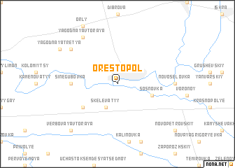 map of Orestopolʼ