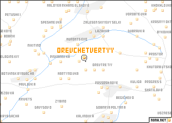 map of Orev Chetvërtyy