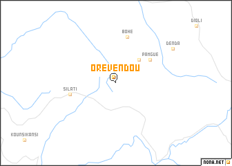 map of Oré Vendou