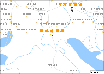map of Orévenndou