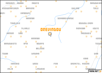 map of Oré Vindou