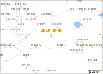 map of Orevinikha