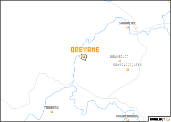 map of Oré Yamé