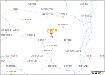 map of Orey