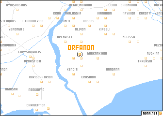 map of Orfanón