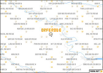 map of Orferode