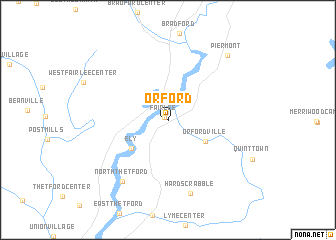 map of Orford