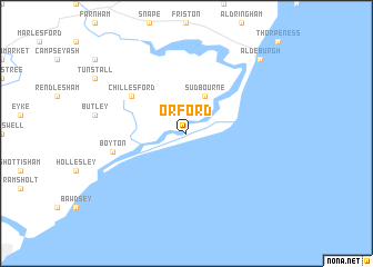 map of Orford