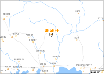 map of Orgaff