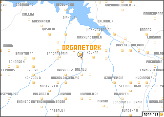 map of Organ-e Tork