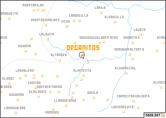 map of Organitos