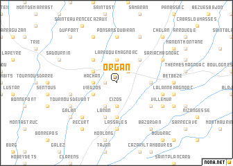 map of Organ