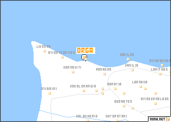 map of Orga