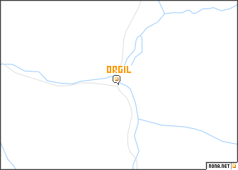 map of Orgil