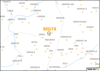 map of Orgita
